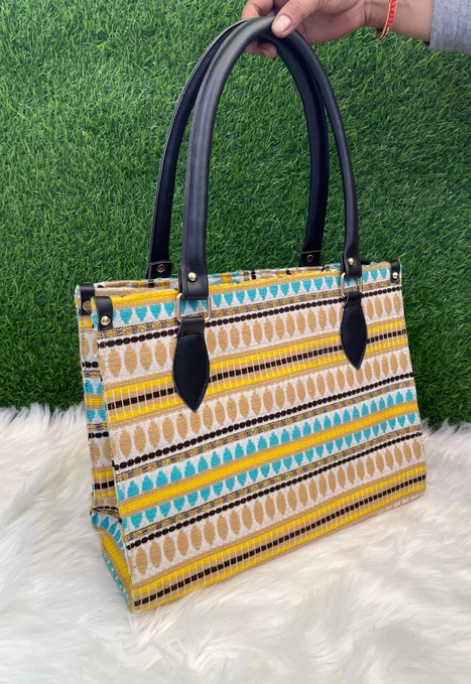 Aqua marine boho bag