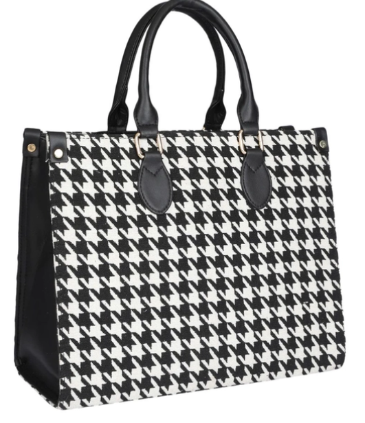 black & WHITE TOTE
